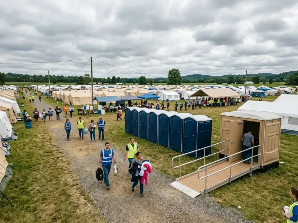 disaster-relief-camp-restrooms-010 — frequently asked questions, Dumpster & Portable Bathrooms Rental in Waverly, MI